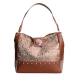 Brown Signature Style Wholesale Tote Handbag - K1535