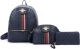 NAVY 3 IN 1 BEE STYLE CUTE FASHION BACKPACK SET