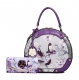 Purple Arosa Princess Mermaid Handbag Set - BC8102-BCW8682