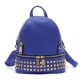 Blue Designer inspired Square Studs Tiny Backpack - MYY 5449S