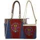 Classic Western Owl Embroider Conceal Tote Bag Set - PTF17584