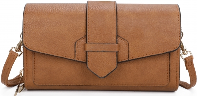 BROWN TYLISH FLAPPED WALLET
