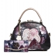 Black Arosa "Queen Lady" Handbag and Wallet - BG8606-BGW8682