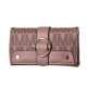 Pink Designer Signature Wallet - BQ5820