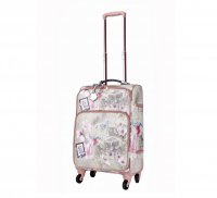 Grey Arosa Vintage Darling Carry-On Luggage - BAL6999