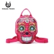 Fuchsia 3D Hardshell Box Sugar Skull Backpack - SKSB 5618
