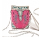 Pink Western Butterfly Messenger Bag - BFU4 100