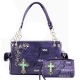 Purple Concealed Carry Bible Verse Embroidery Bag Set - G939ALL