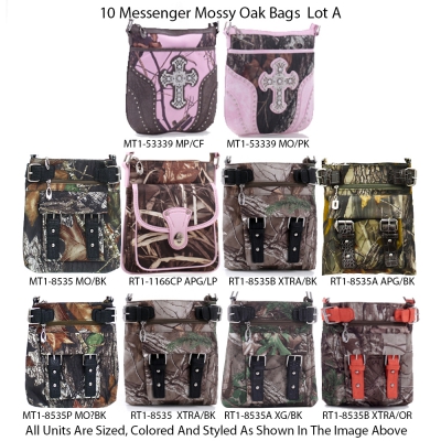 10 Mossy Oak Messenger Bags - Lot A