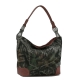 Coffee "Mossy Pine" Camouflage Print Handbag - MT1-3179 MO/CF