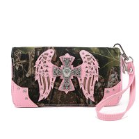 Pink Western Cowgirl Trendy Collection Wallet - FML35 300W