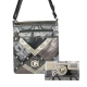 Gray Signature Sty Messenger Bag with Wallet - KE1281-KW181