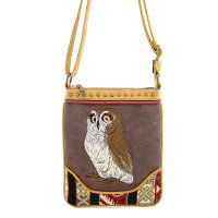 Classic Western Owl Embroider Messenger Bag - PTF17585
