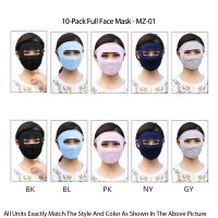20-Pack Full Face Mask - MZ-01