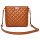 Brown Quilted Fashion Crossbody Bag - BH 310-2