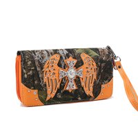 Orange Western Cowgirl Trendy Collection Wallet - FML35 300W