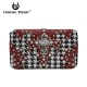 Red Western Cowgirl Trendy Hard Case Wallet - HTM3 4326