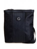 Black Signature Style Messenger Bag - KE1557