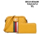 Yellow 2 IN 1 Elegance Signature Cross body Bag Set - BE10-8566W