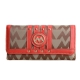 Red Signature Style Wallet - KW318