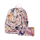 Pink 2 IN 1 Signature Inspired Fashion Backpack Set - 2116