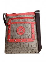 Red Signature Style Messenger Bag - KE1614