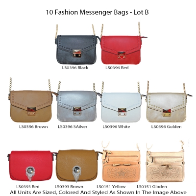 10 Fashion Messenger Bags - Lot B