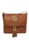 Brown Signature Style Messenger Bag - KE1621